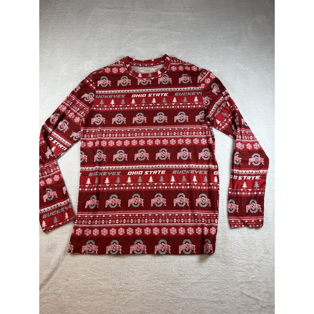 Concepts Sport Ohio State Buckeyes ugly sweater knit long sleeve top Size Medium